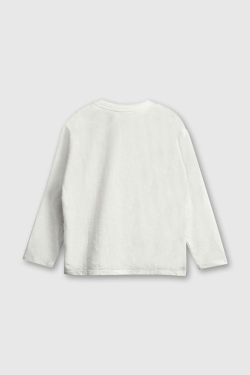 Polo Blanca De Niño