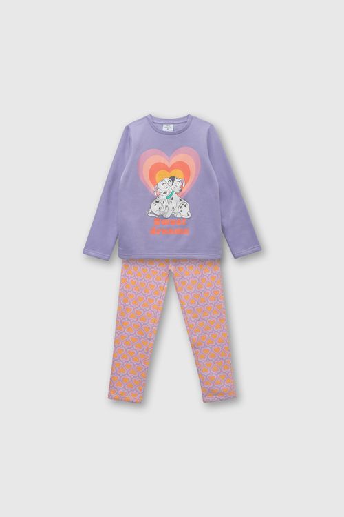 Pijama Disney Morado De Niña