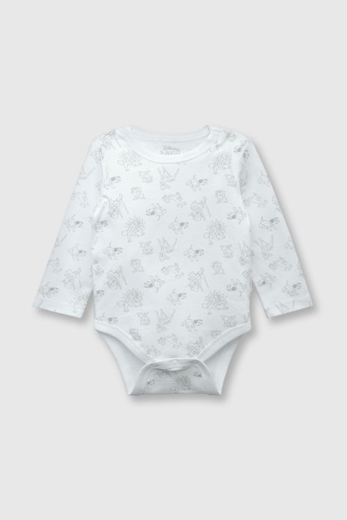 Body De Bebé Unisex 3 Pack Bambi Blanco / White (0 A 12 Meses)
