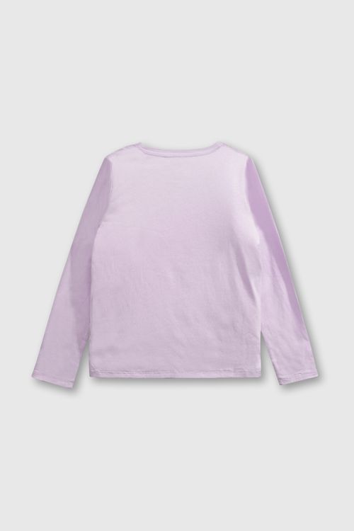 Polo Morado De Niña