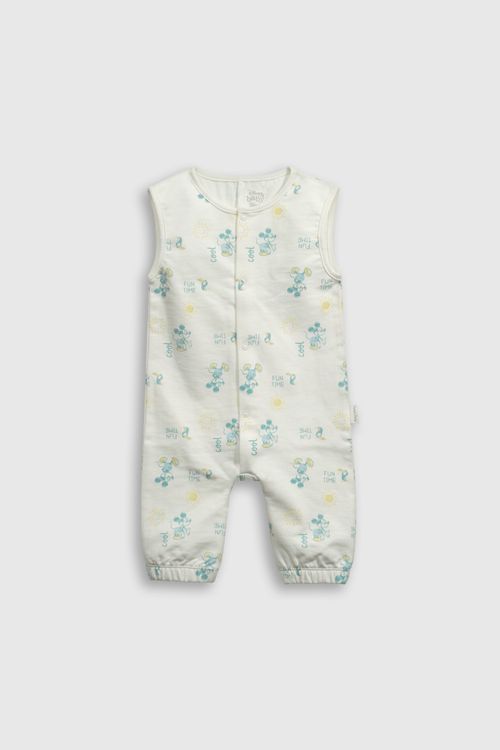 Enterizo Disney Blanco De Bebé