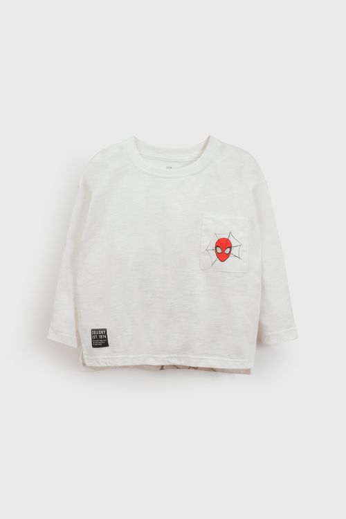 Polo Blanca Spiderman