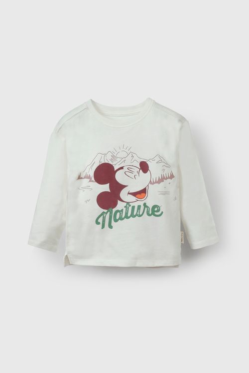 Polo Blanca Mickey Mouse