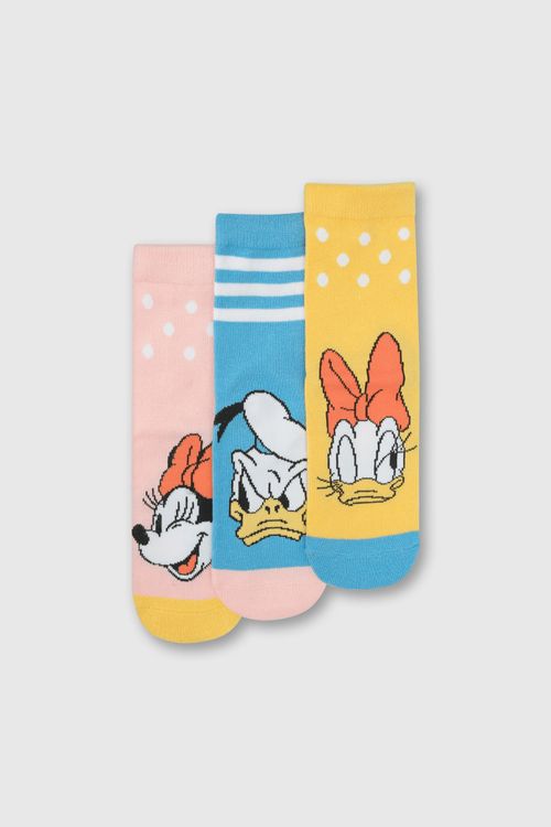 Pack De 3 Medias Largos Disney Minnie Rosado