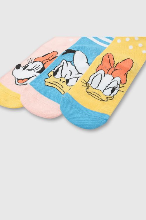 Pack De 3 Medias Largos Disney Minnie Rosado