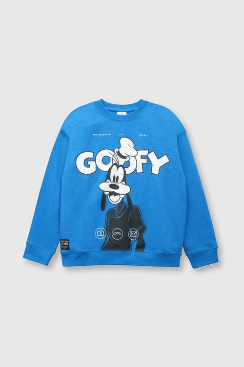 Polera De Niño Goofy Royal Blue (2 A 12 Años)