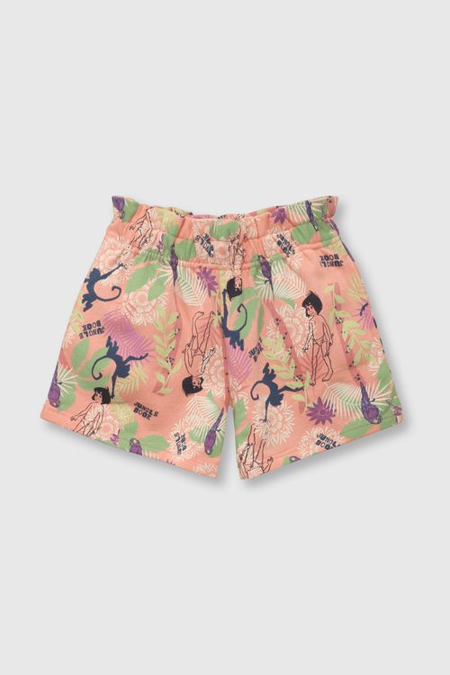 Short De Niña Libro De La Selva Salmon (2 A 12 Años)