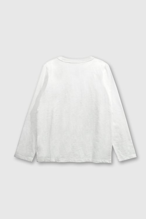 Polo Blanco De Niño