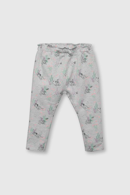 Pantalón Buzo De Bebé Niña 101 Dalmatas Perla Melange (3 A 36 Meses)