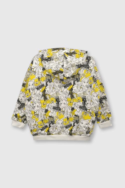 Polera De Niña Princesas Amarillo / Yellow (2 A 12 Años)