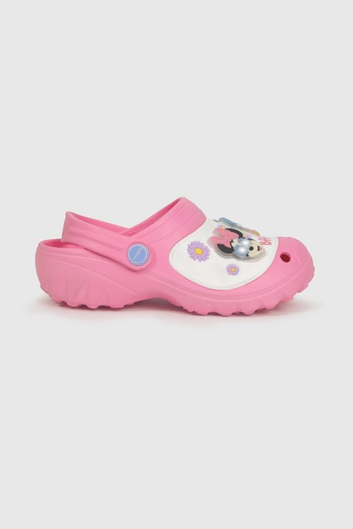 Sandalia De Niña Disney Minnie Luces Fucsia (28 A 33)