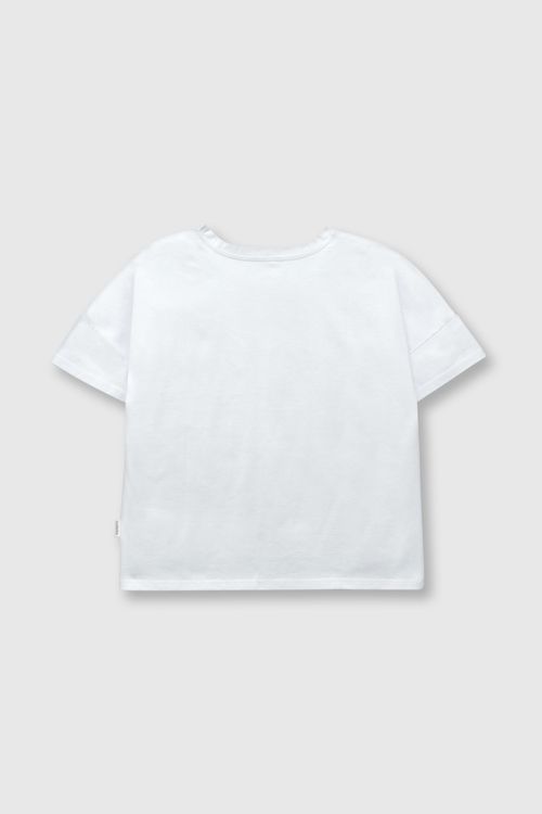 Polo De Niña Libro De La Selva Blanco / White (2 A 12 Años)