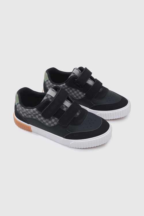 Zapatilla Urbana De Niño Negro