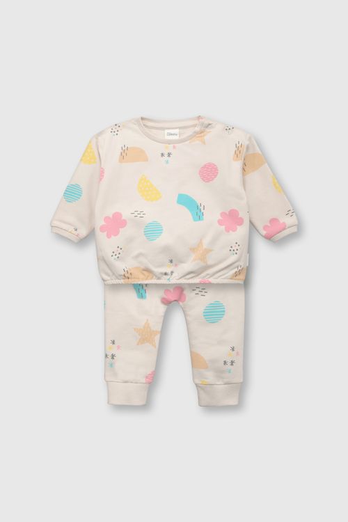 Conjunto De Niña Colección Beige