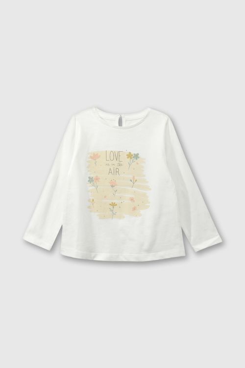 Polo De Niña Everyday Blanco