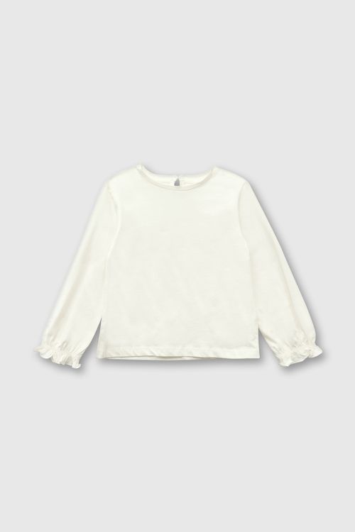Polo De Niña Everyday Blanco