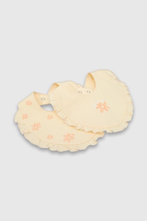 Babero De Niña Naranjo