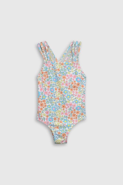 Traje De Baño De Niña Multicolor