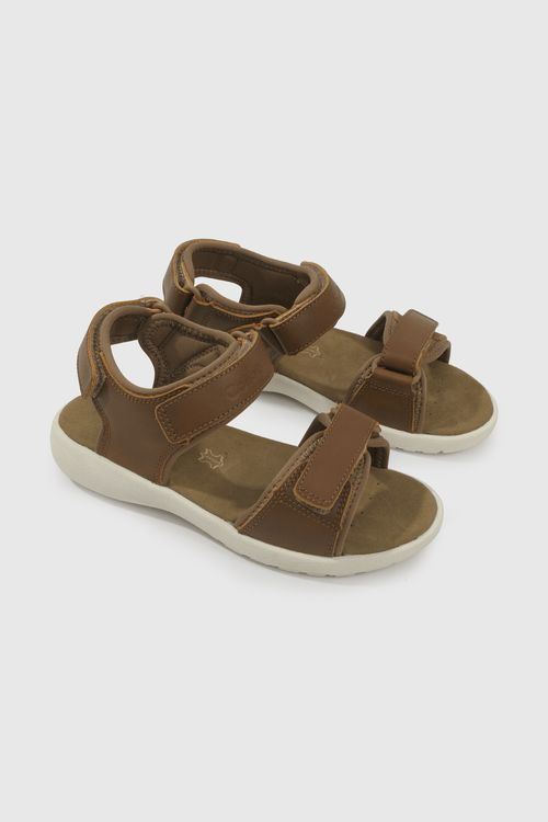 Sandalia De Niño Café