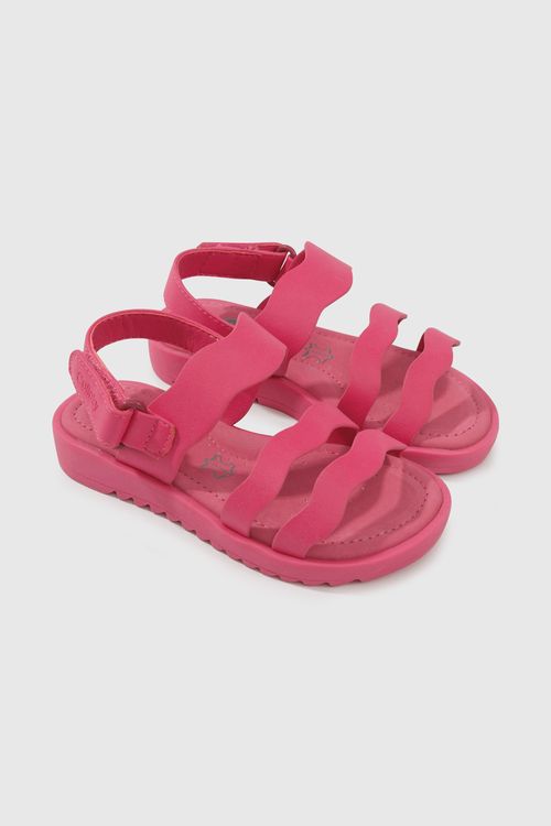 Sandalia De Niña Fucsia