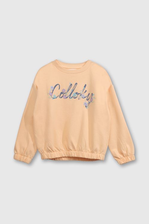 Polera De Niña Naranja