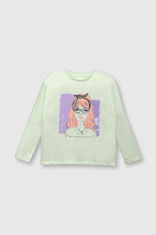 Polo De Niña Everyday Verde