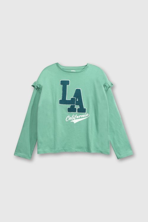 Polo De Niña Colección Verde