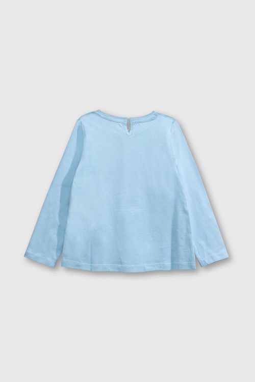 Polo De Niña Everyday Celeste