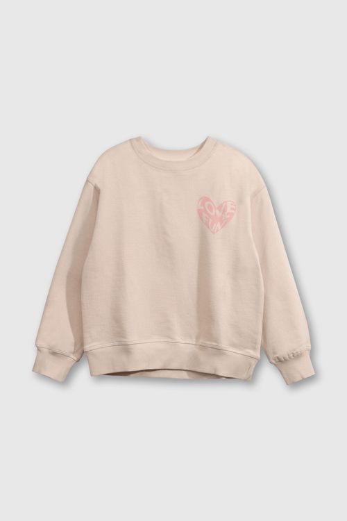 Polera De Niña Beige