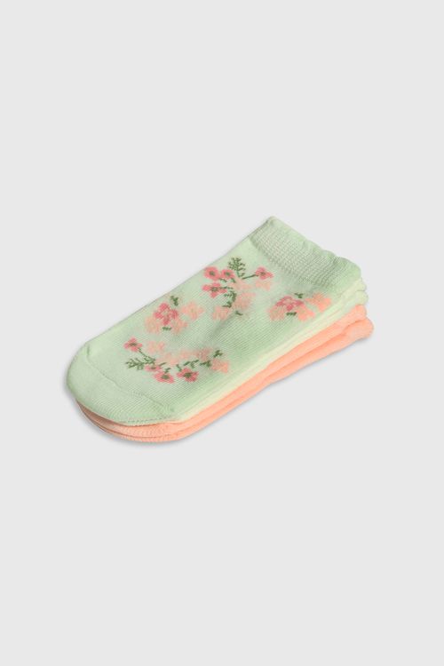 Medias Deportivas De Niña Colección Verde
