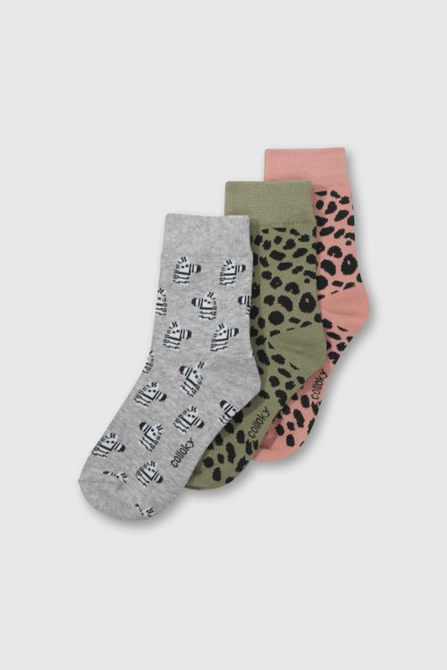 Medias 3/4 De Niña Colección Gris