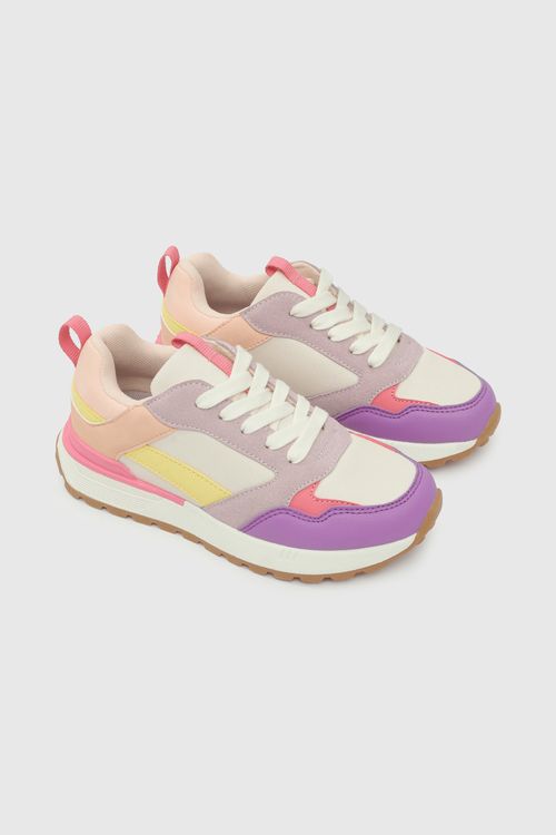 Zapatilla Urbana De Niña Violeta