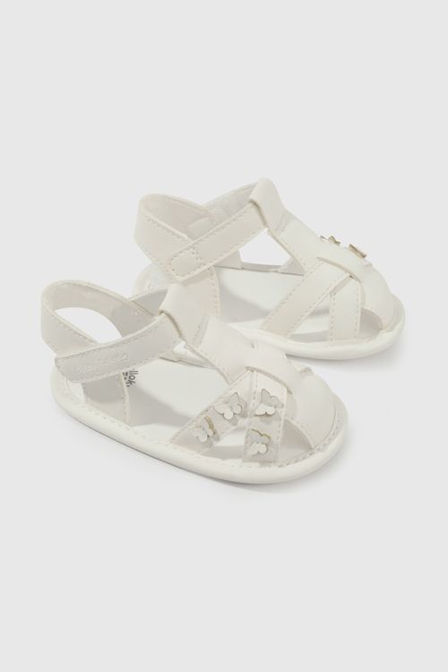Sandalia De Niña Blanco