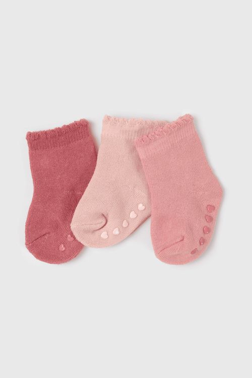 Medias Deportivas De Niña Colección Rosado