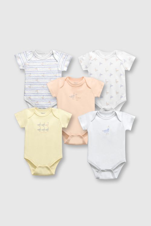 Pack Bodys De Niño Colección Gris Melange