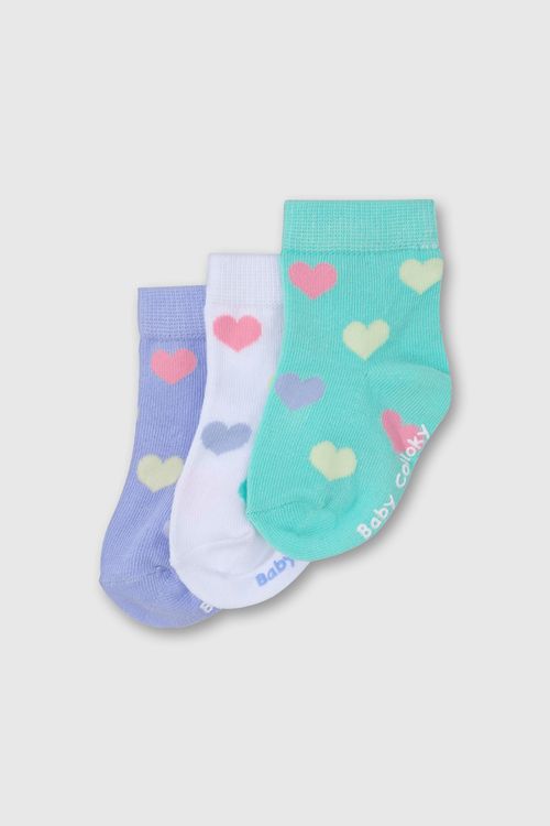 Medias Cortas De Niña Violeta