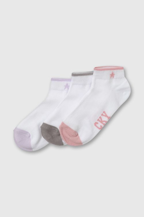 Medias Cortas De Niña Blanco