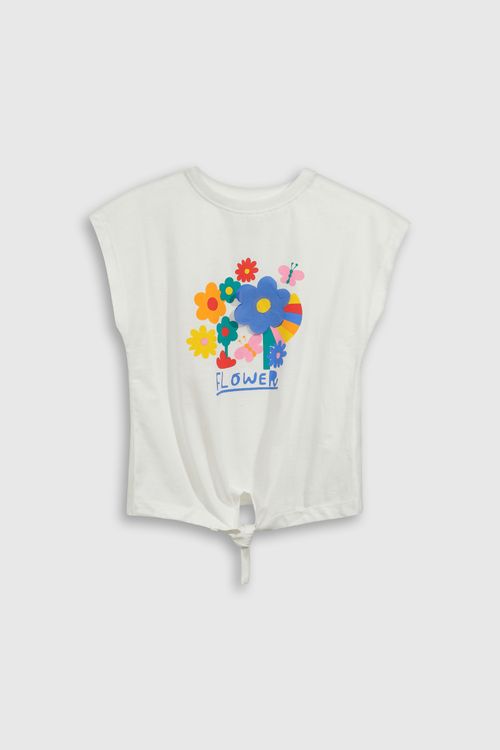 Polo De Niña Blanco