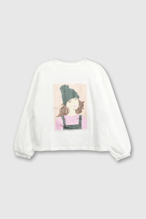 Polo De Niña Colección Blanco