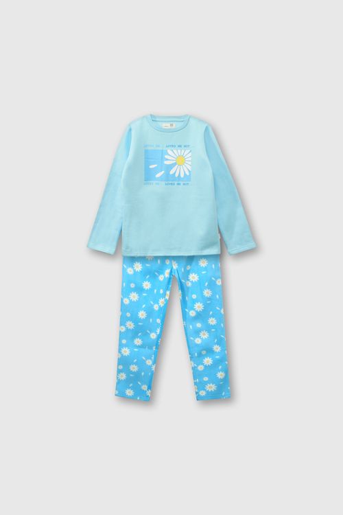 Pijama De Niña Colección Celeste