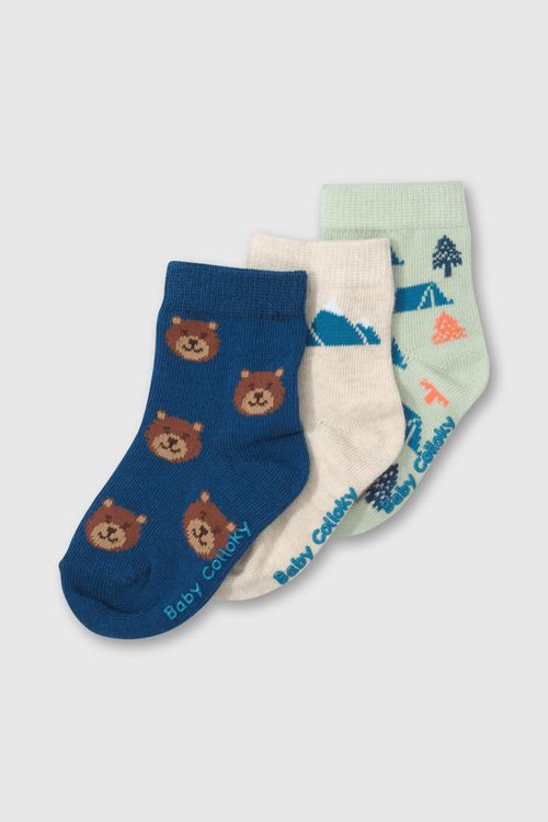 Medias Deportivas De Niño Colección Verde