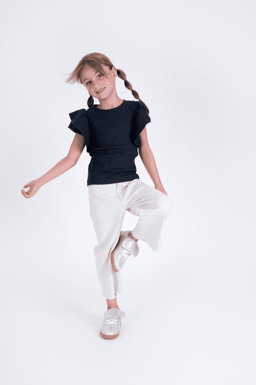 Pantalón De Niña Colección Beige