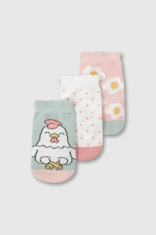 Medias Deportivas De Niña Colección Verde