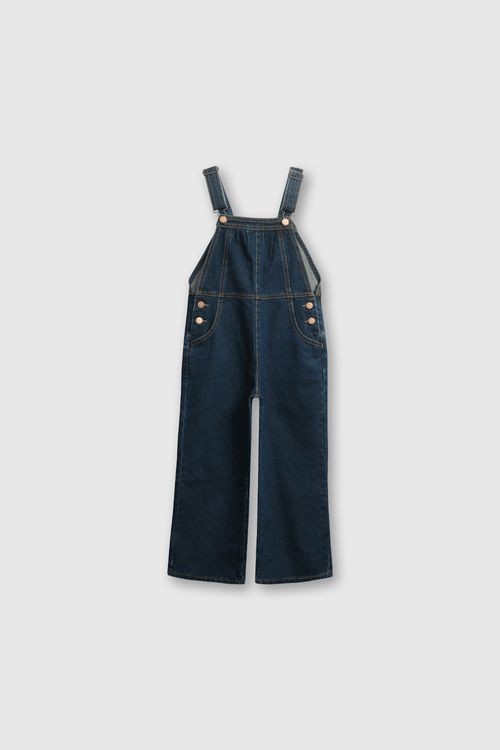Overol De Niña Jeans & Co Azul