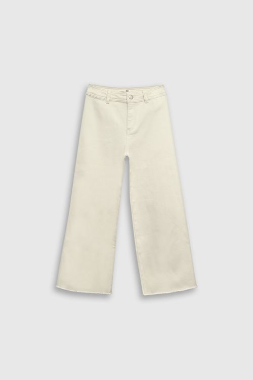 Pantalón De Niña Beige