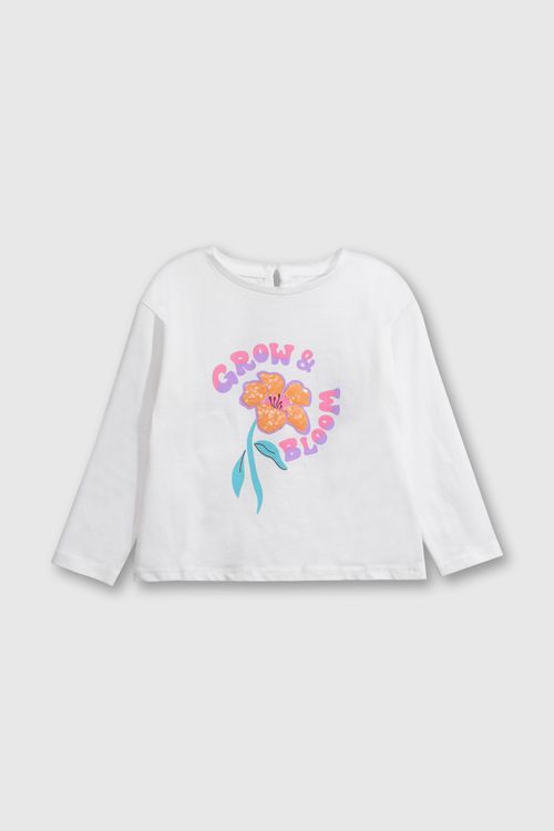 Polo De Niña Blanco