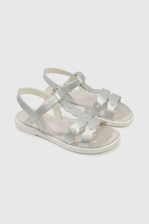 Sandalia De Niña Gris