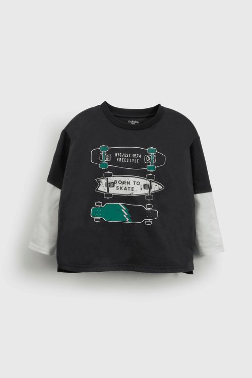 Polo De Niño Colección Negro