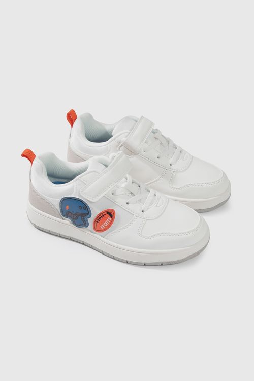 Zapatilla De Niño Blanco