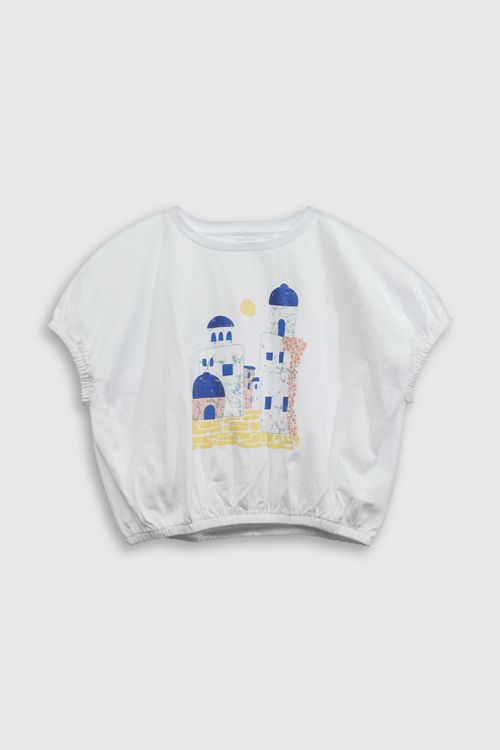 Polo De Niña Blanco